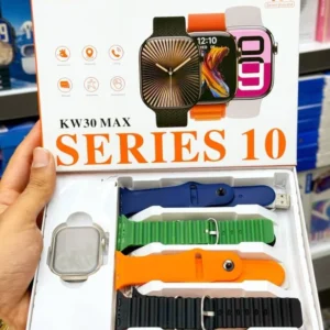 ساعت هوشمند اپل KW30 Max با ۷ بند سیلیکونی