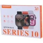 ساعت هوشمند اپل KW30 Max با ۷ بند سیلیکونی - تصویر 9
