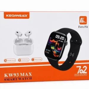 ساعت هوشمند اپل KW93 Max با ۷ بند و ایرپاد